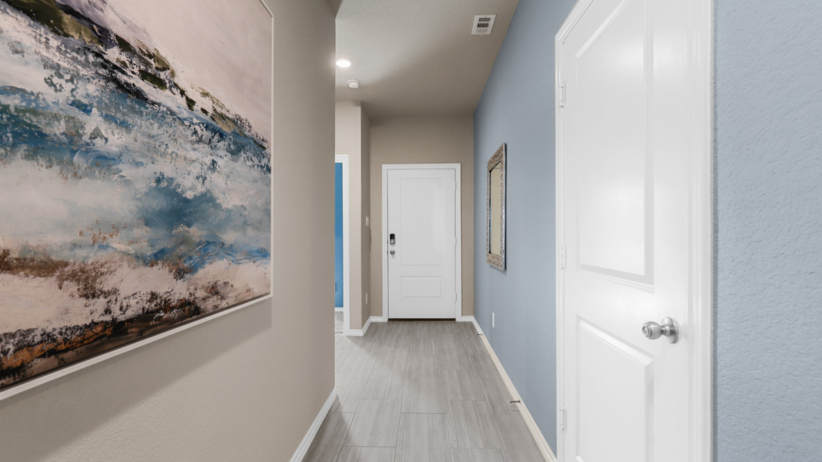 Hallway and front foyer