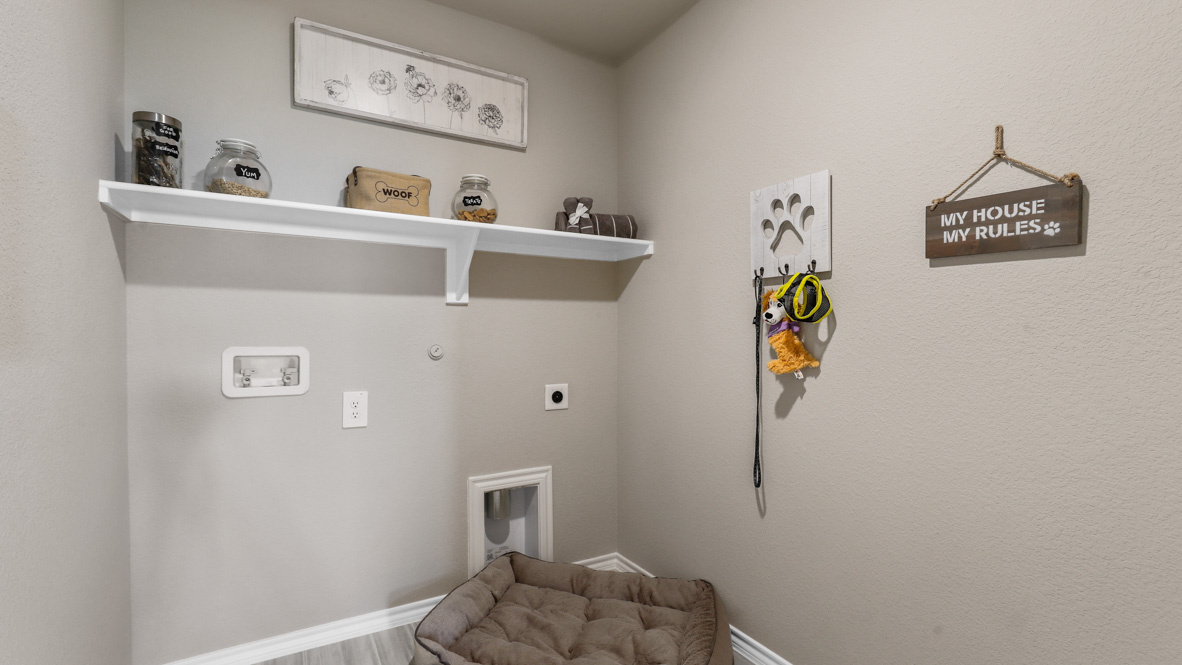 Laundry and utility closet