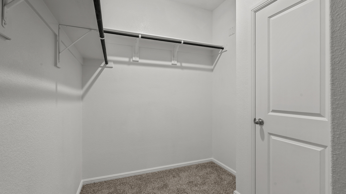 Private walk-in closet