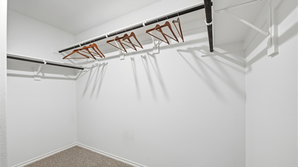 Walk-in closet connected to Bath 1