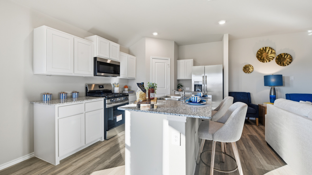 Spacious open kitchen