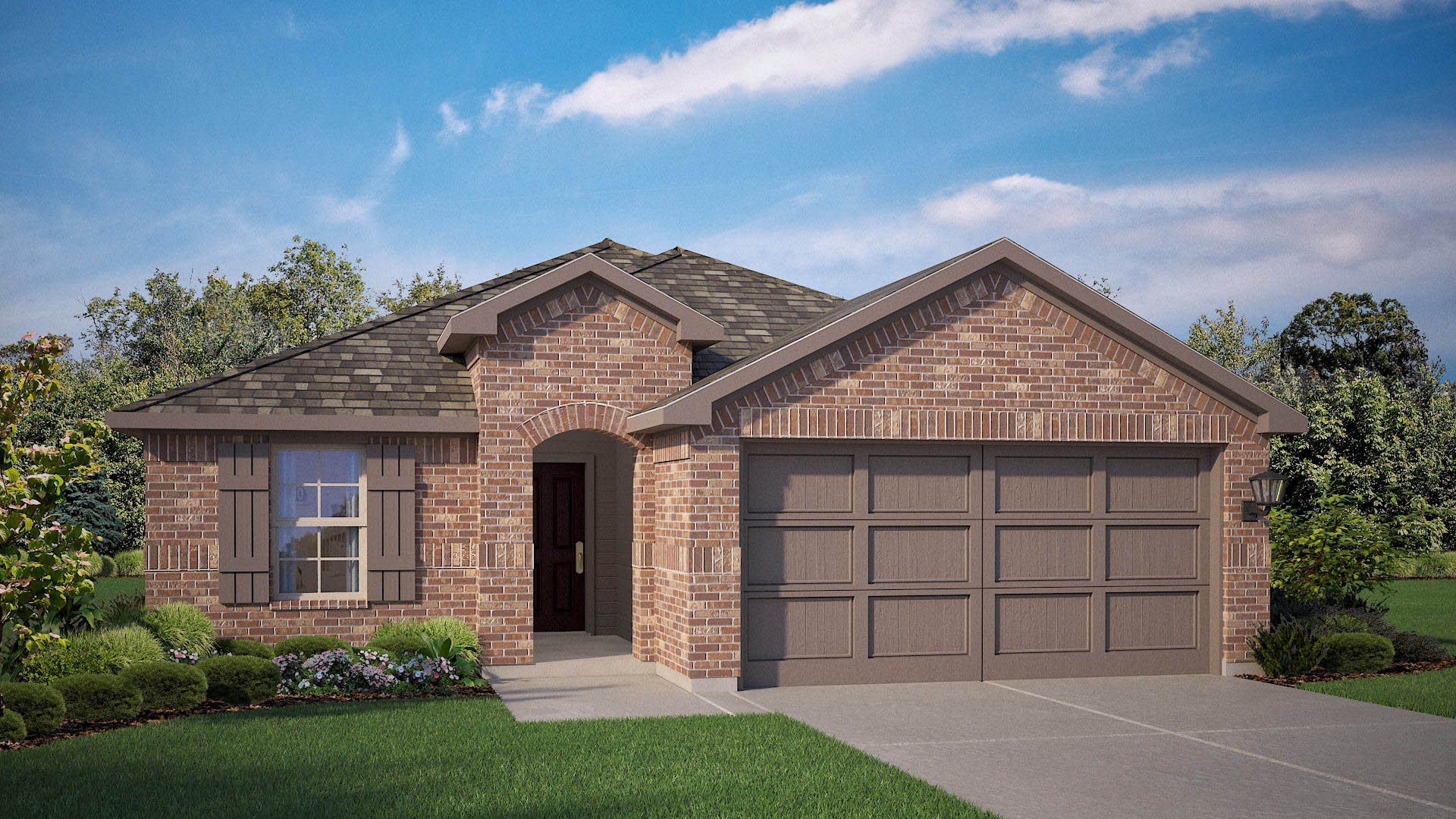 Dalton elevation B rendering