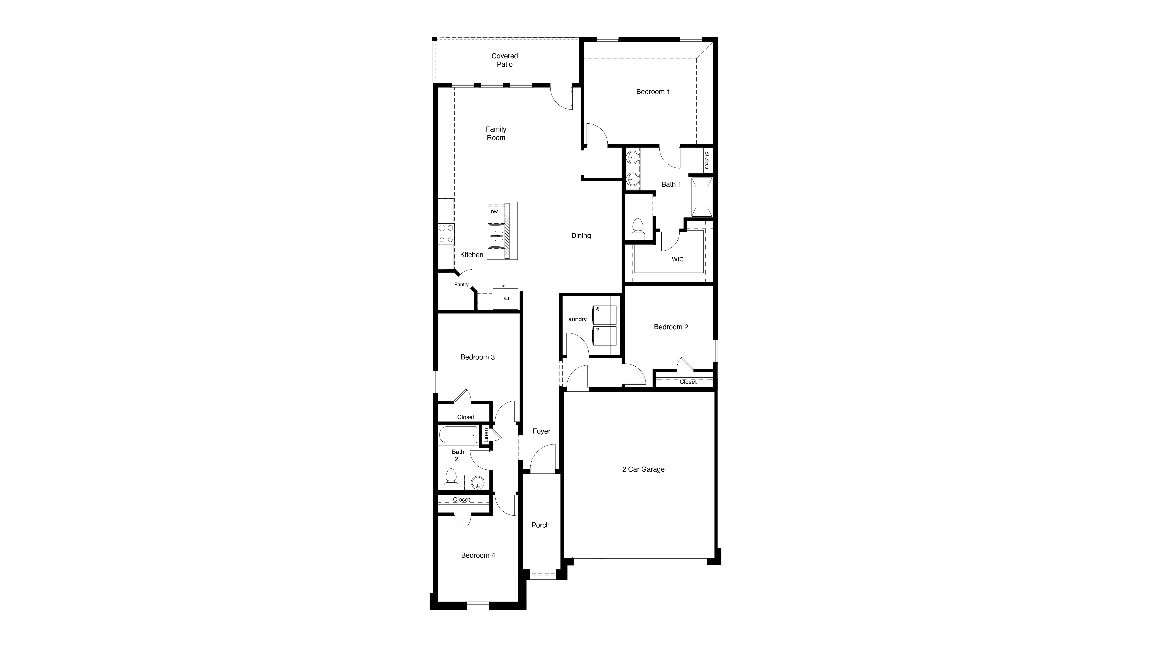 Easton floorplan and layout