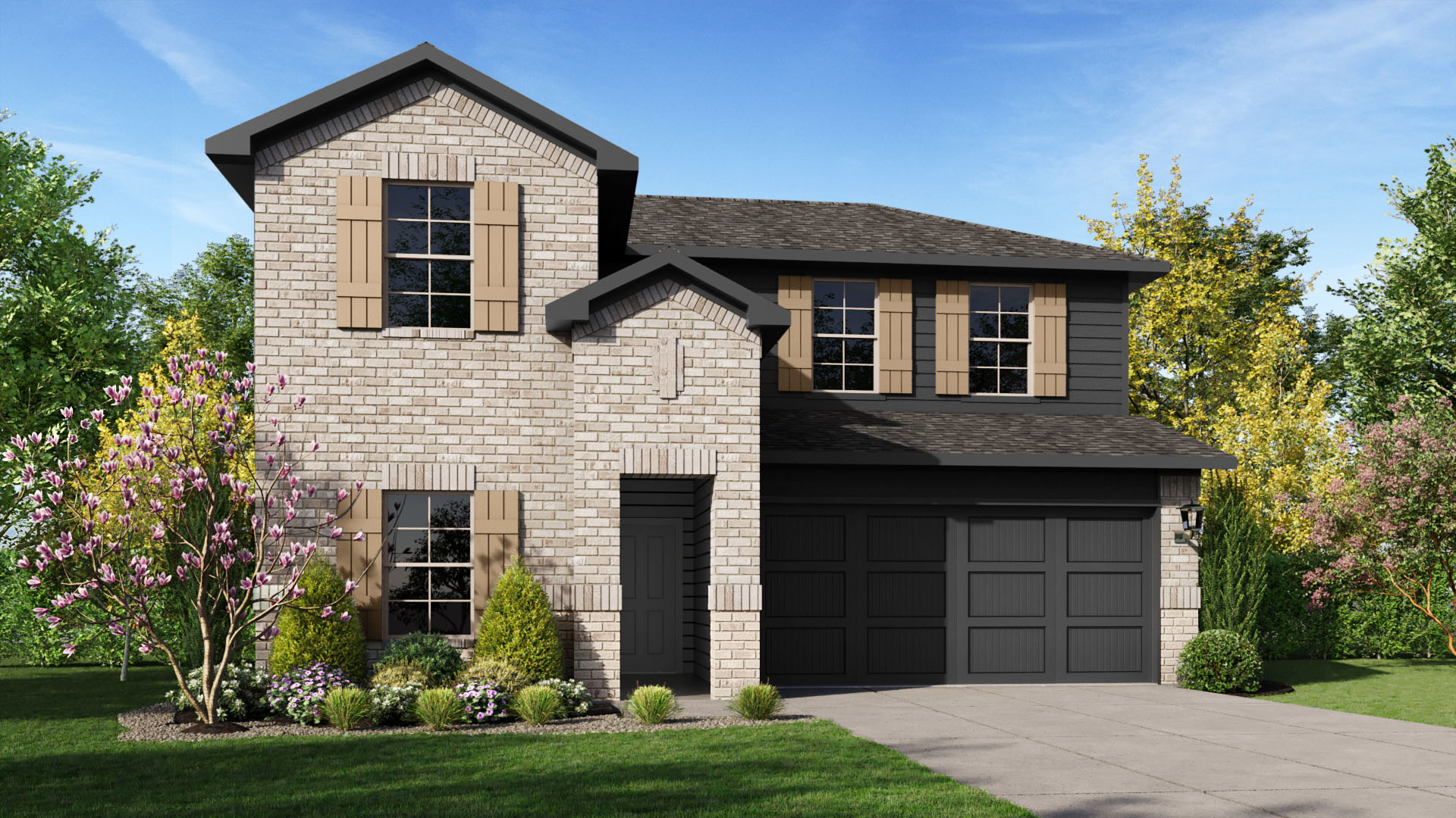 Mitchell elevation B rendering