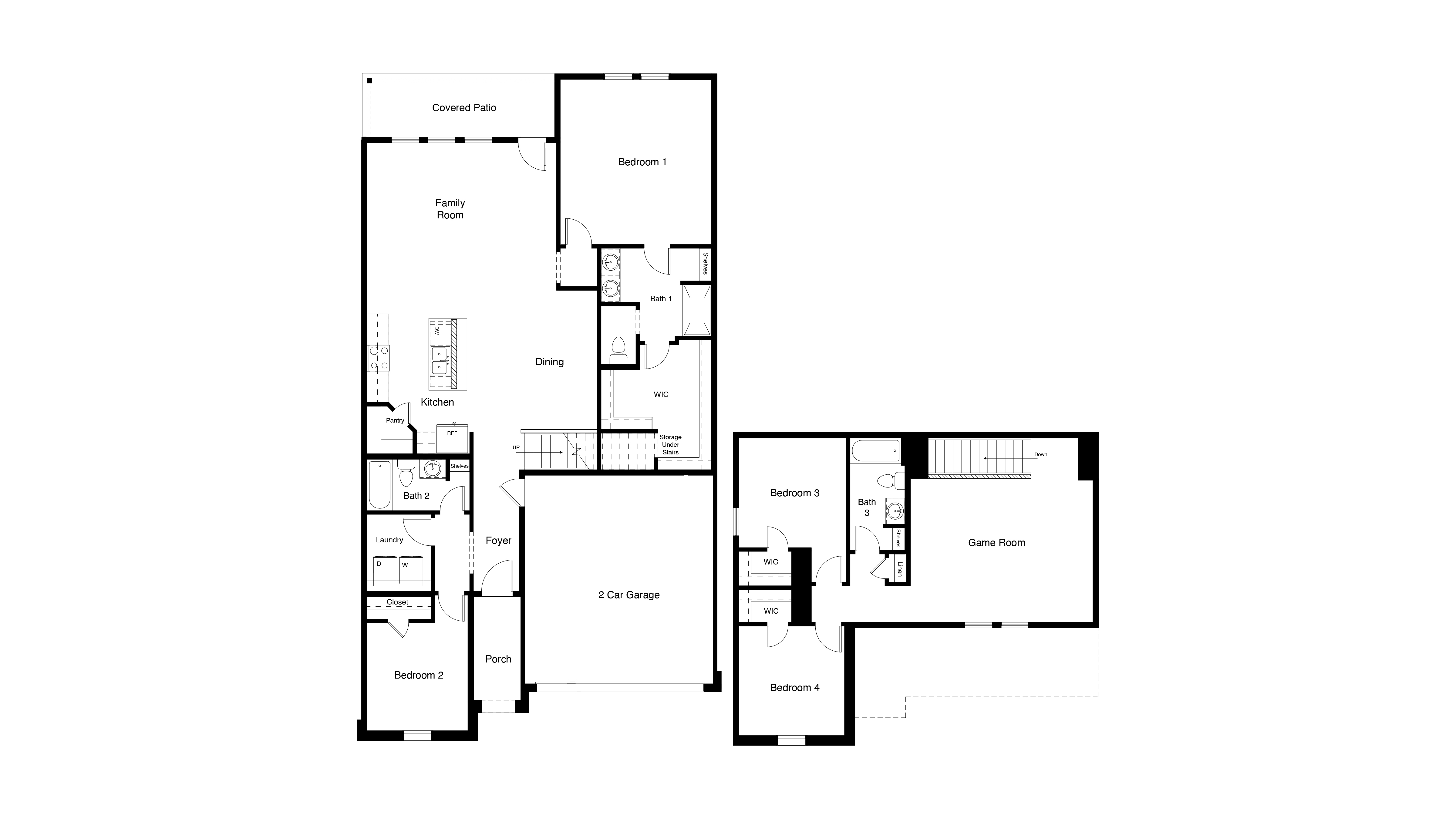 Mitchell floorplan and layout