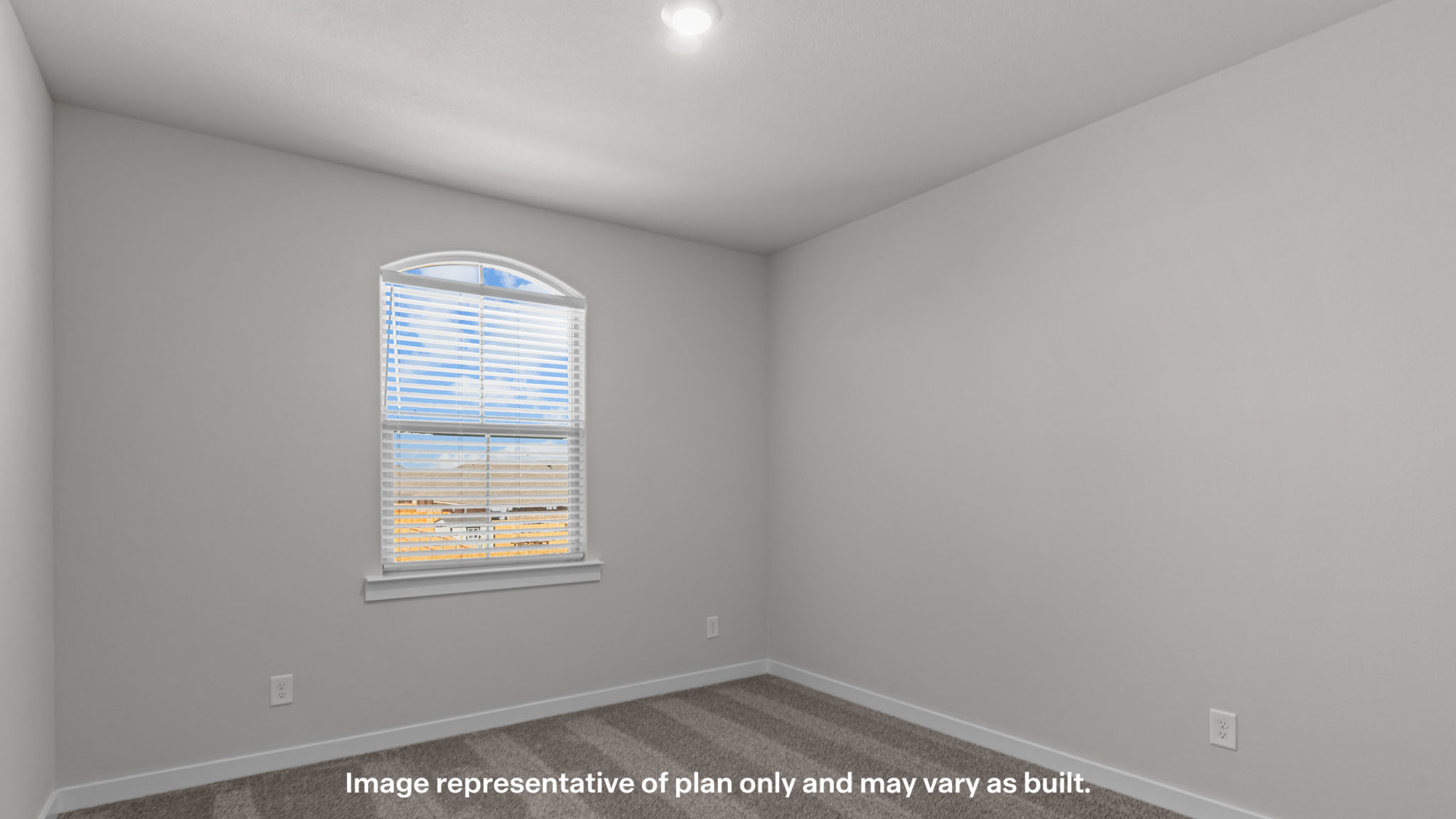 Upstairs guest bedroom 3 with plush carpeted floors and ample natural light