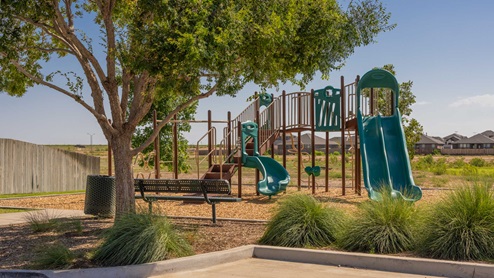 Neighborhood amenities playground shaded area
