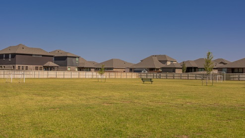 Neighborhood amenities soccer field park space