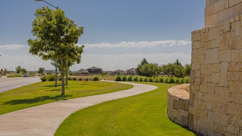 Entrance of walking trail