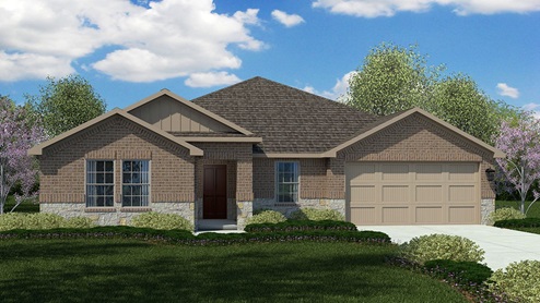 illustrated picture of the Frisco floorplan elevation B