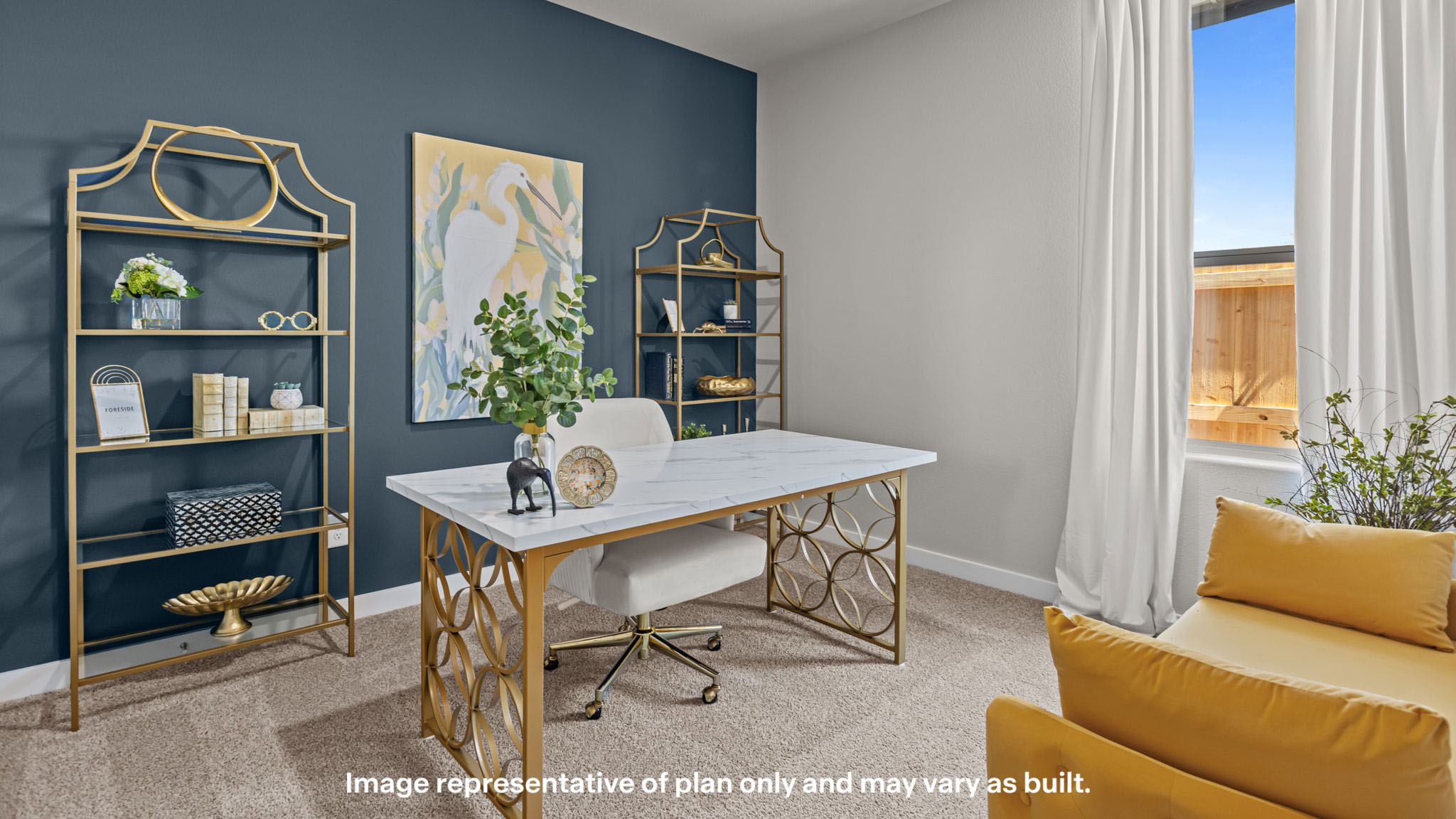 Guest bedroom 1 with side windows and ample natural light