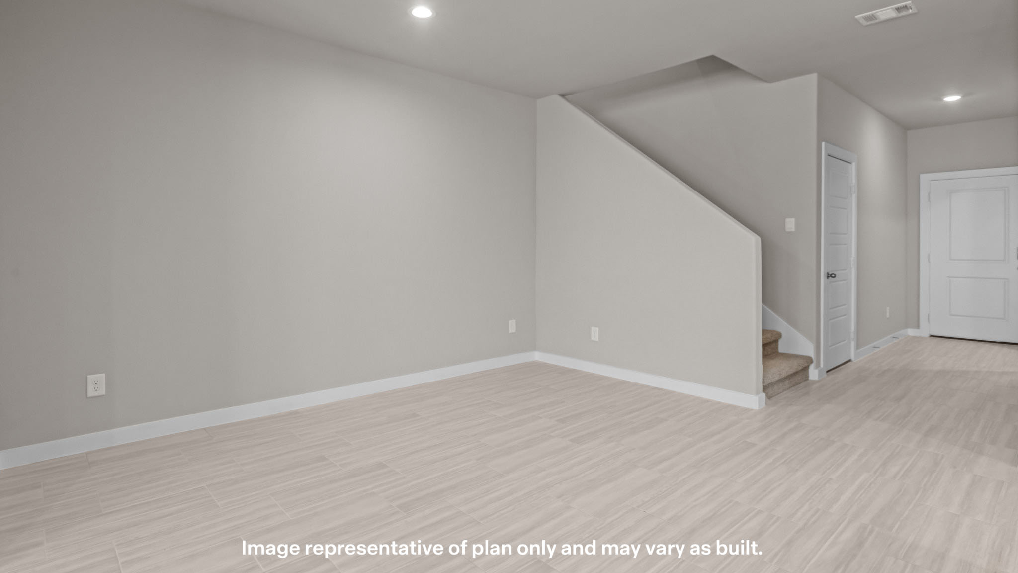 Spacious open kitchen overlooking family and living space