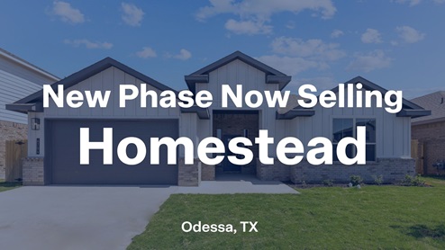 New Phase Now Selling in Homestead at Parks Bell Ranch