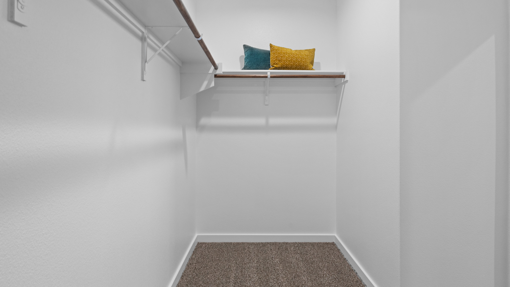 Primary bedroom walk-in closet
