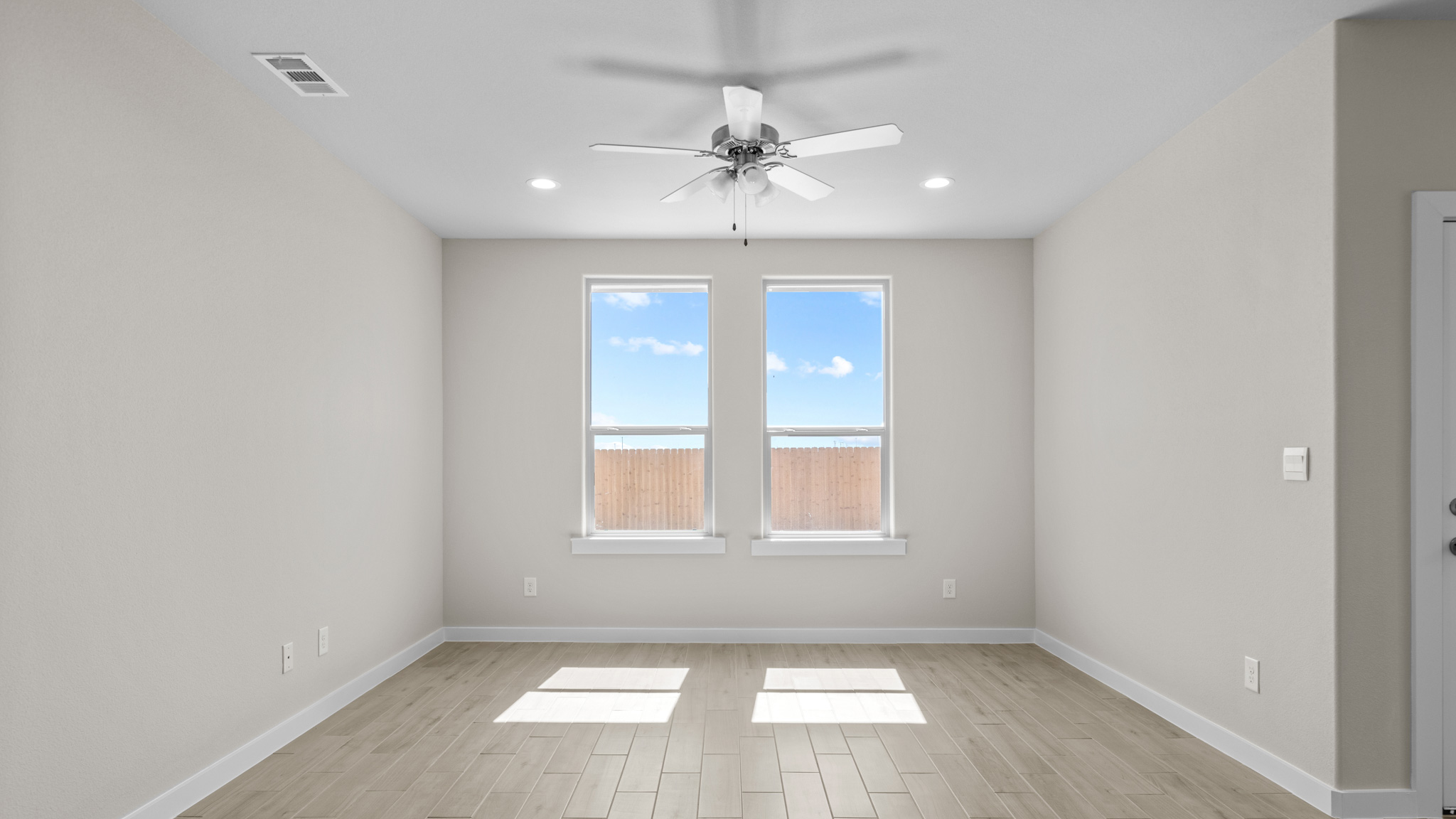 Open concept family and living area