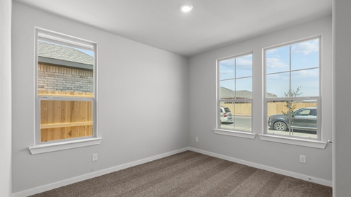 Front guest bedroom with ample natural light