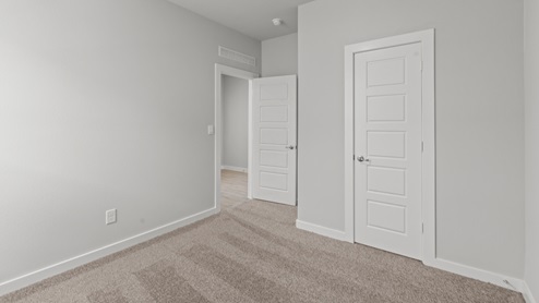 White guest bedroom area
