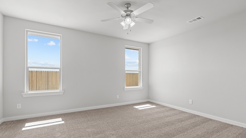 Primary bedroom with ample room for privacy