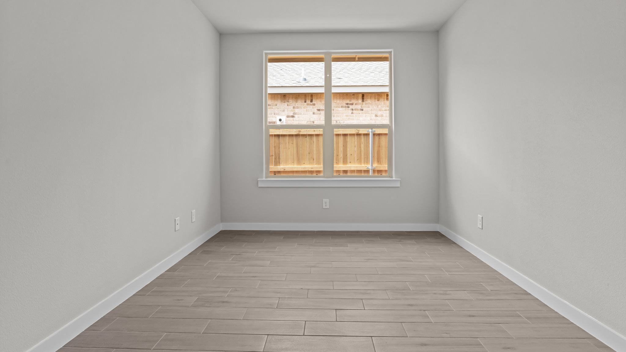 Study office space in hallway with ample natural light