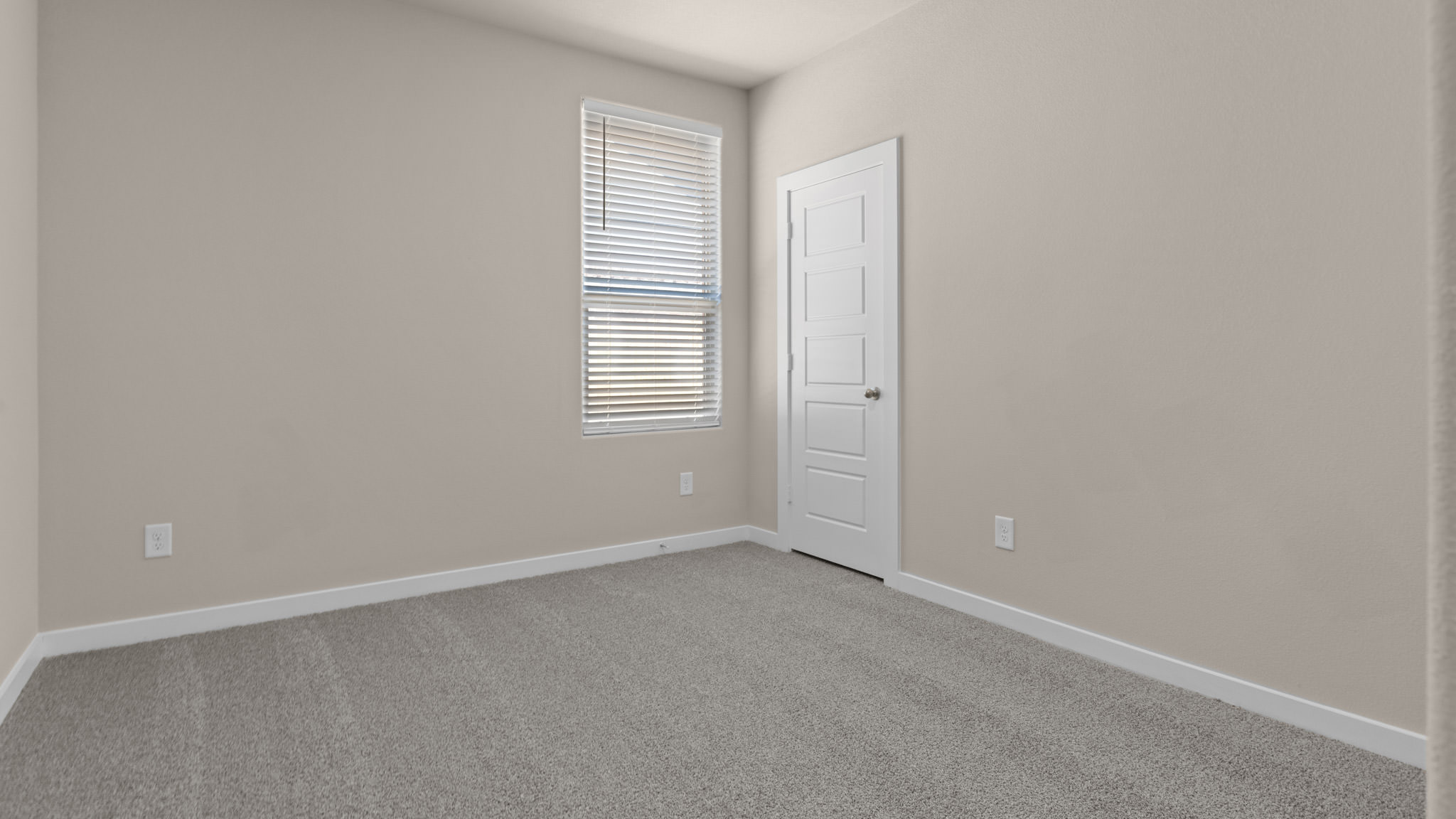 Guest bedroom 3 with plush carpet floors and spacious closet