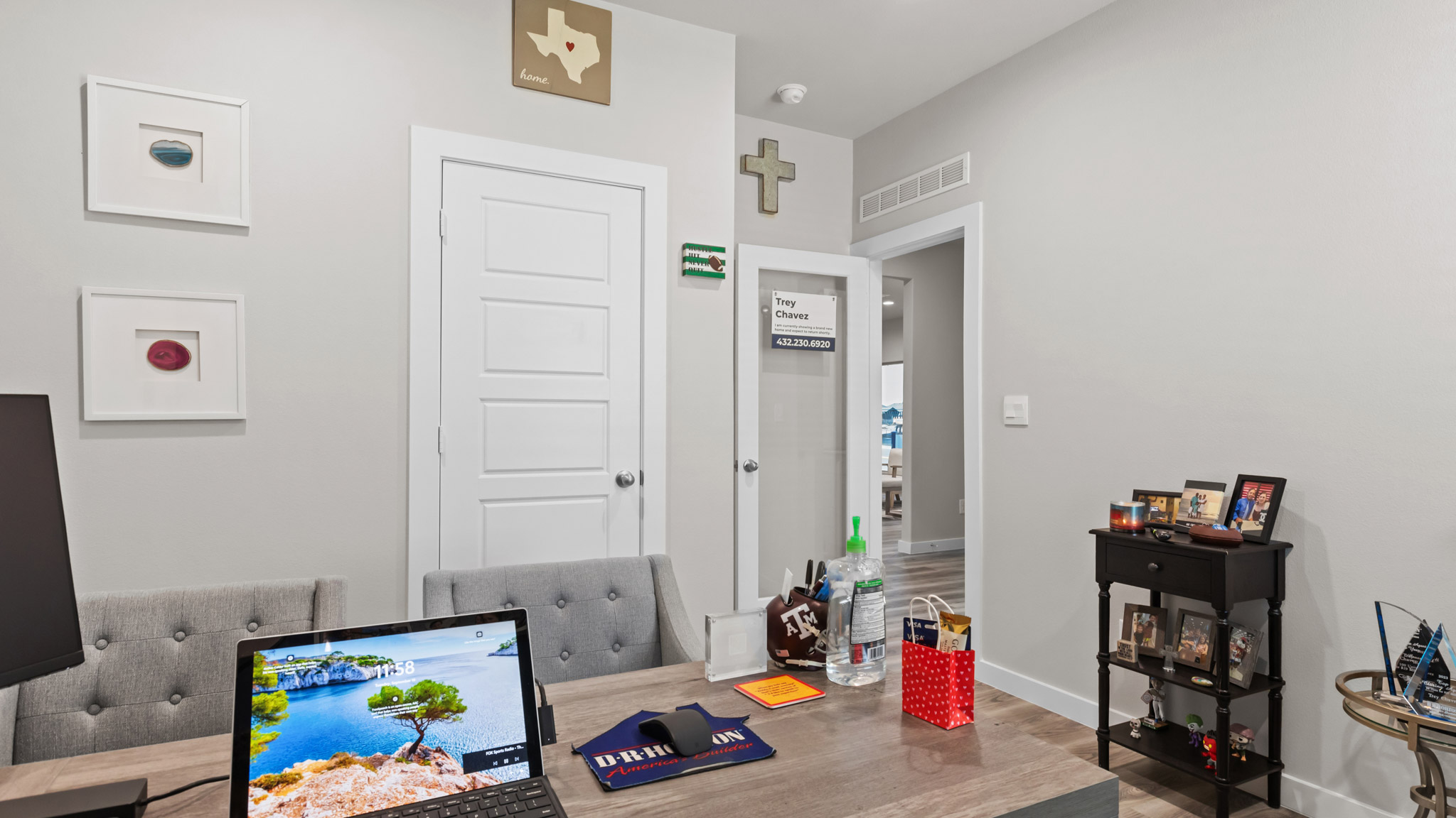 Guest bedroom 3 with plush carpet floors and spacious closet