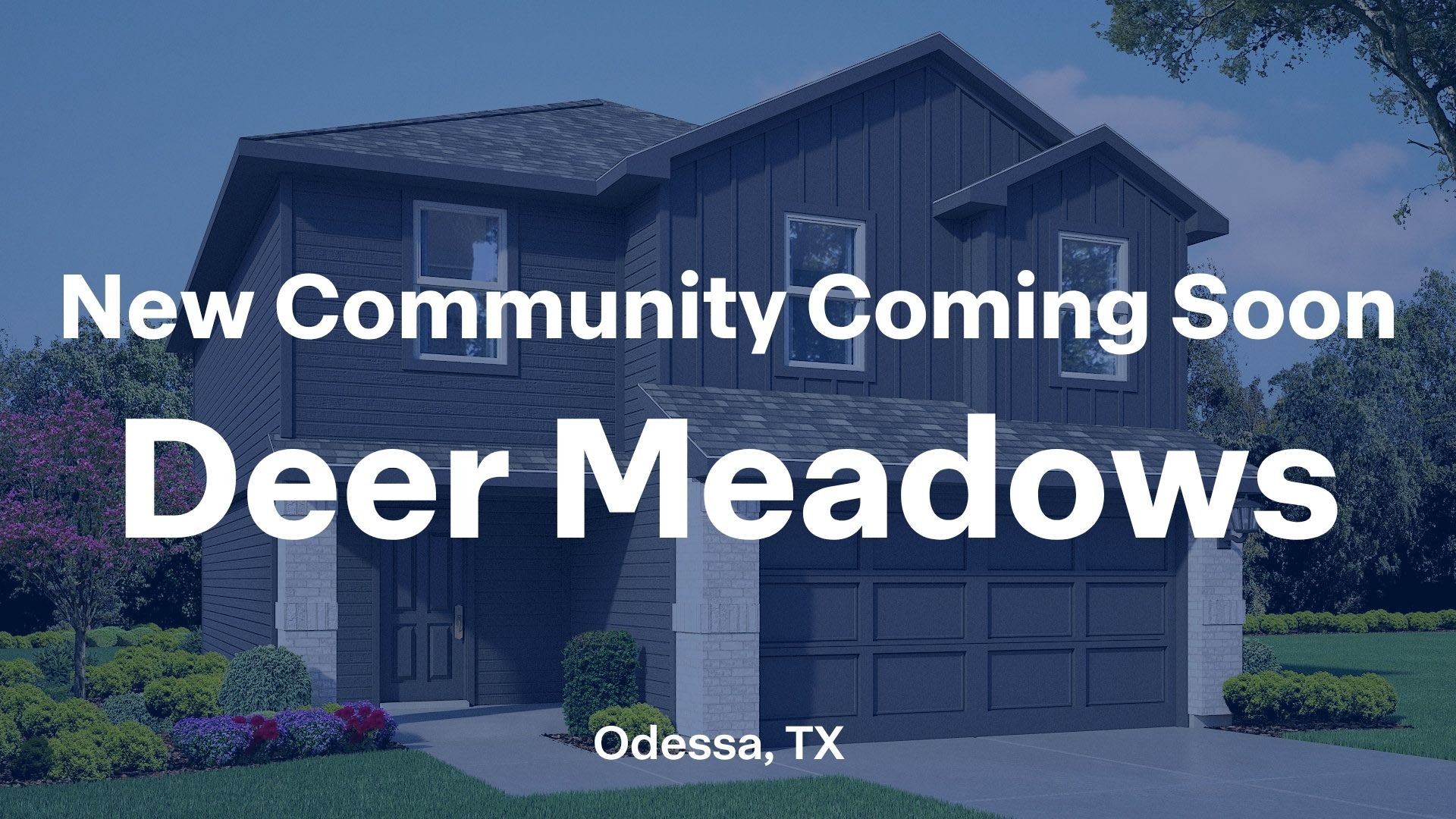 New community Deer Meadows coming soon to Odessa, TX