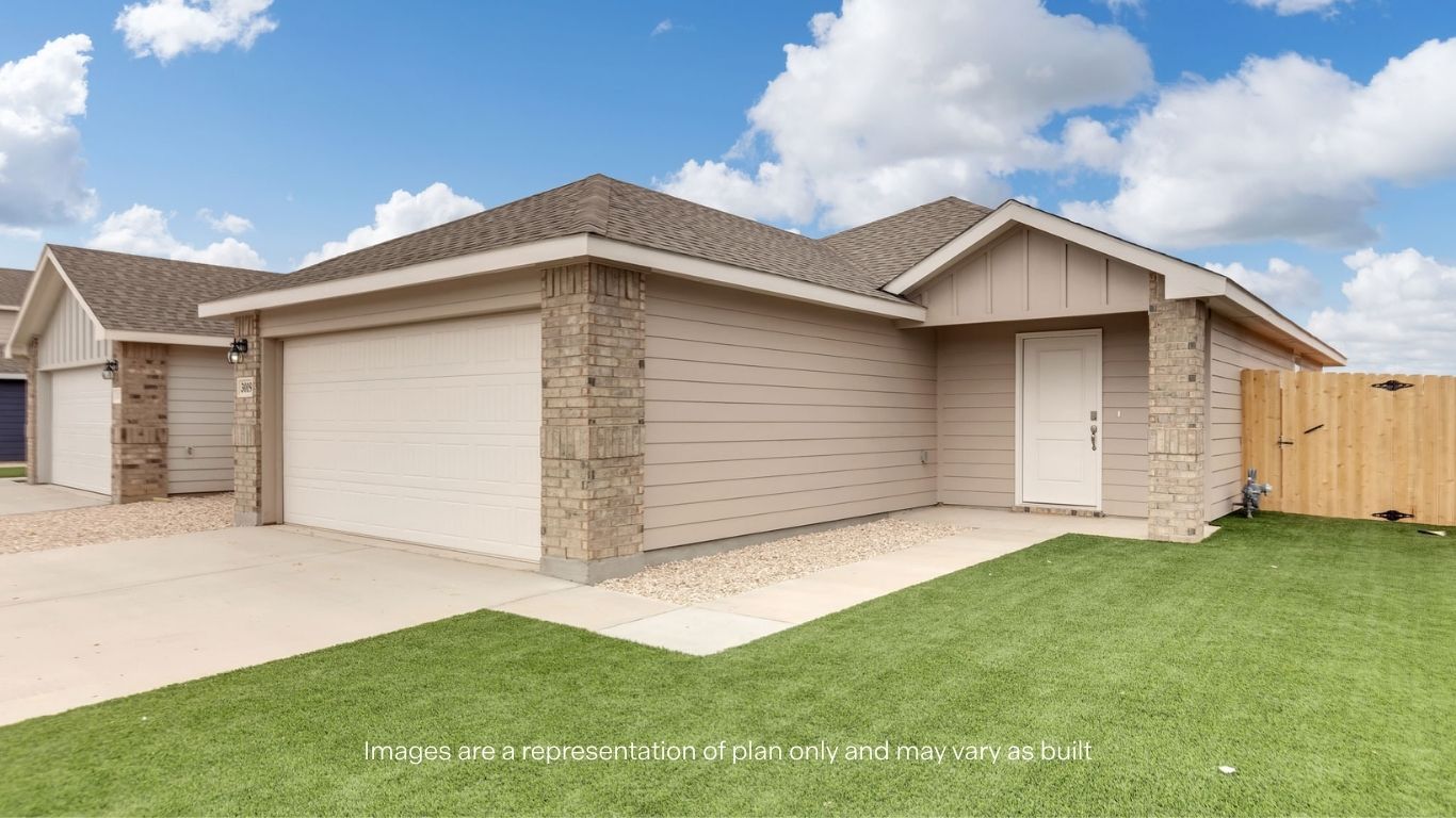 Welcoming front entry with modern farmhouse style.