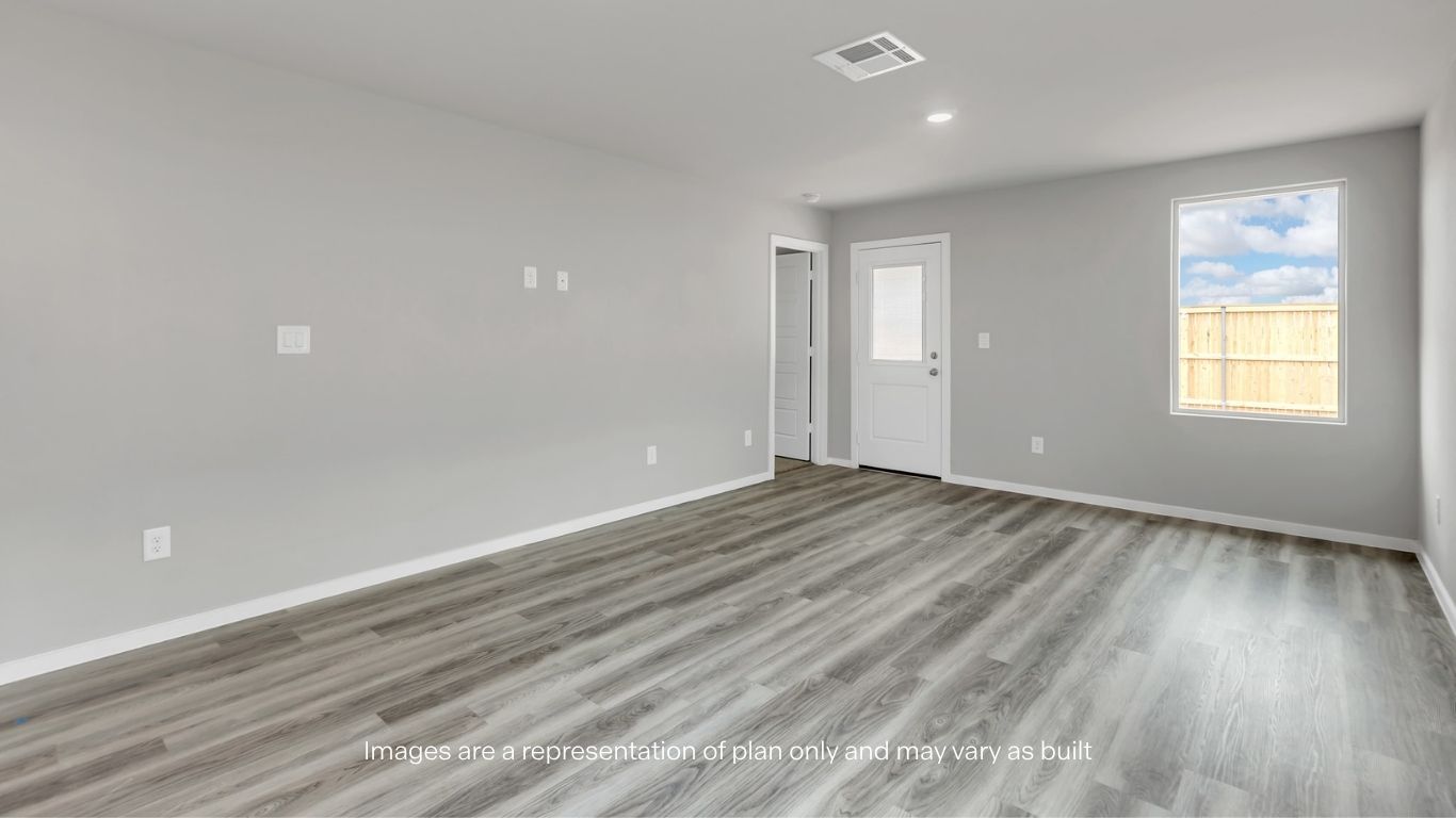 Spacious family room designed for everyday living.