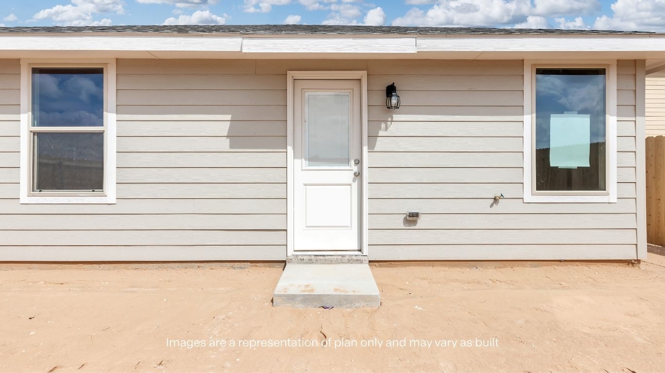 Spacious backyard with room to design your ideal outdoor living space.