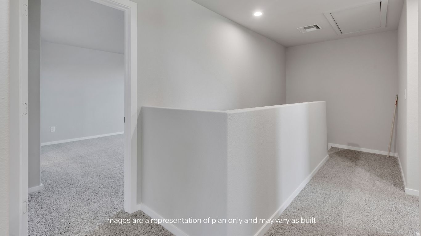 The primary suite is designed for comfort, combining a large walk-in closet with a private ensuite bathroom.