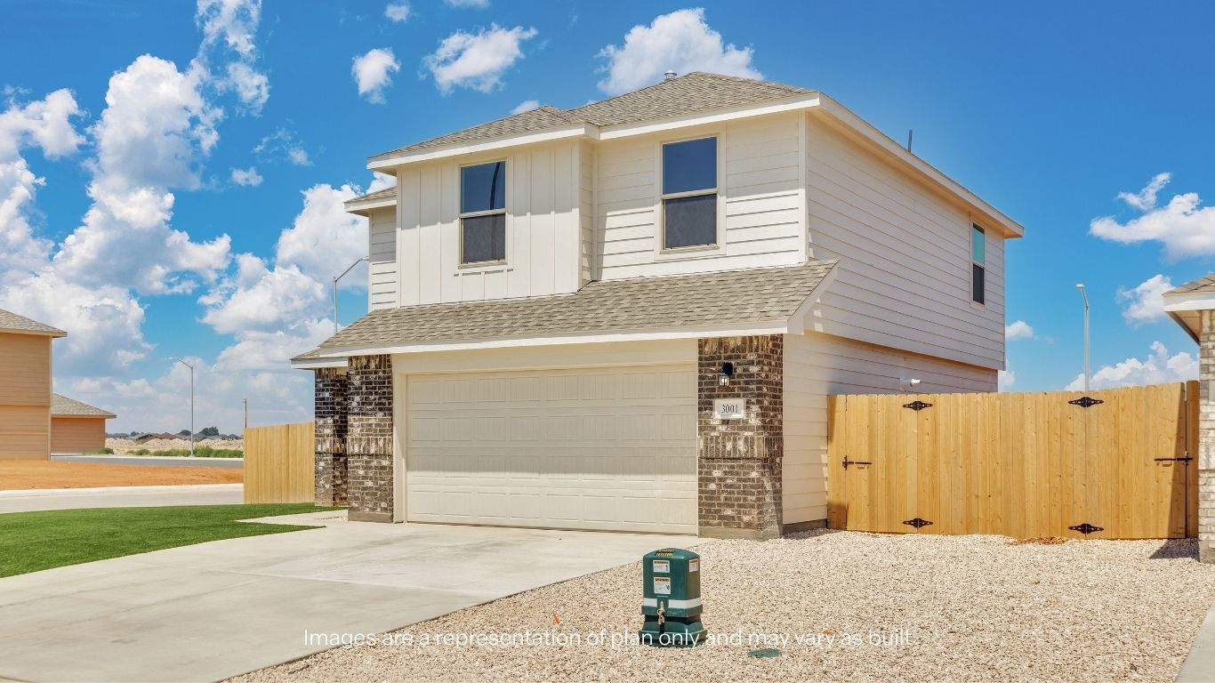 Enjoy ample driveway space and charming exterior features that create a warm first impression in the Dama floor plan.