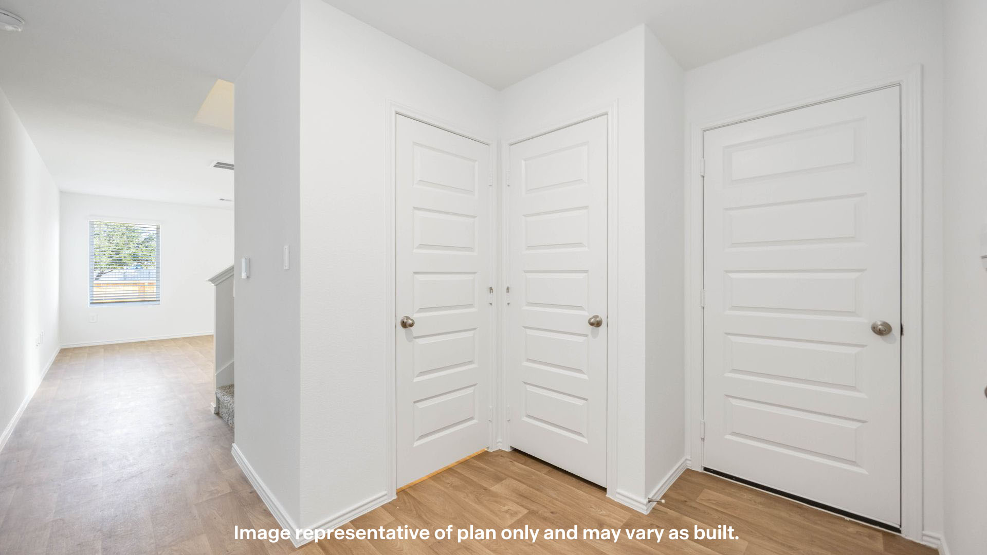 Spacious entry space