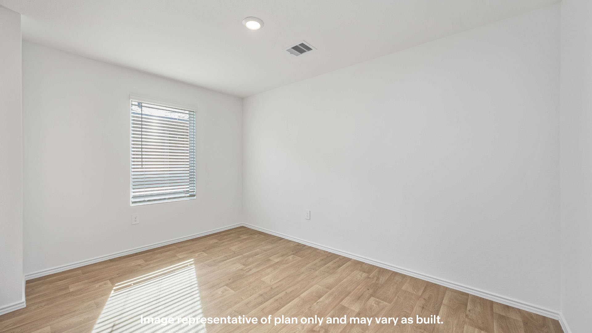 Upstairs guest bedroom 4 with plush carpet floors and side window