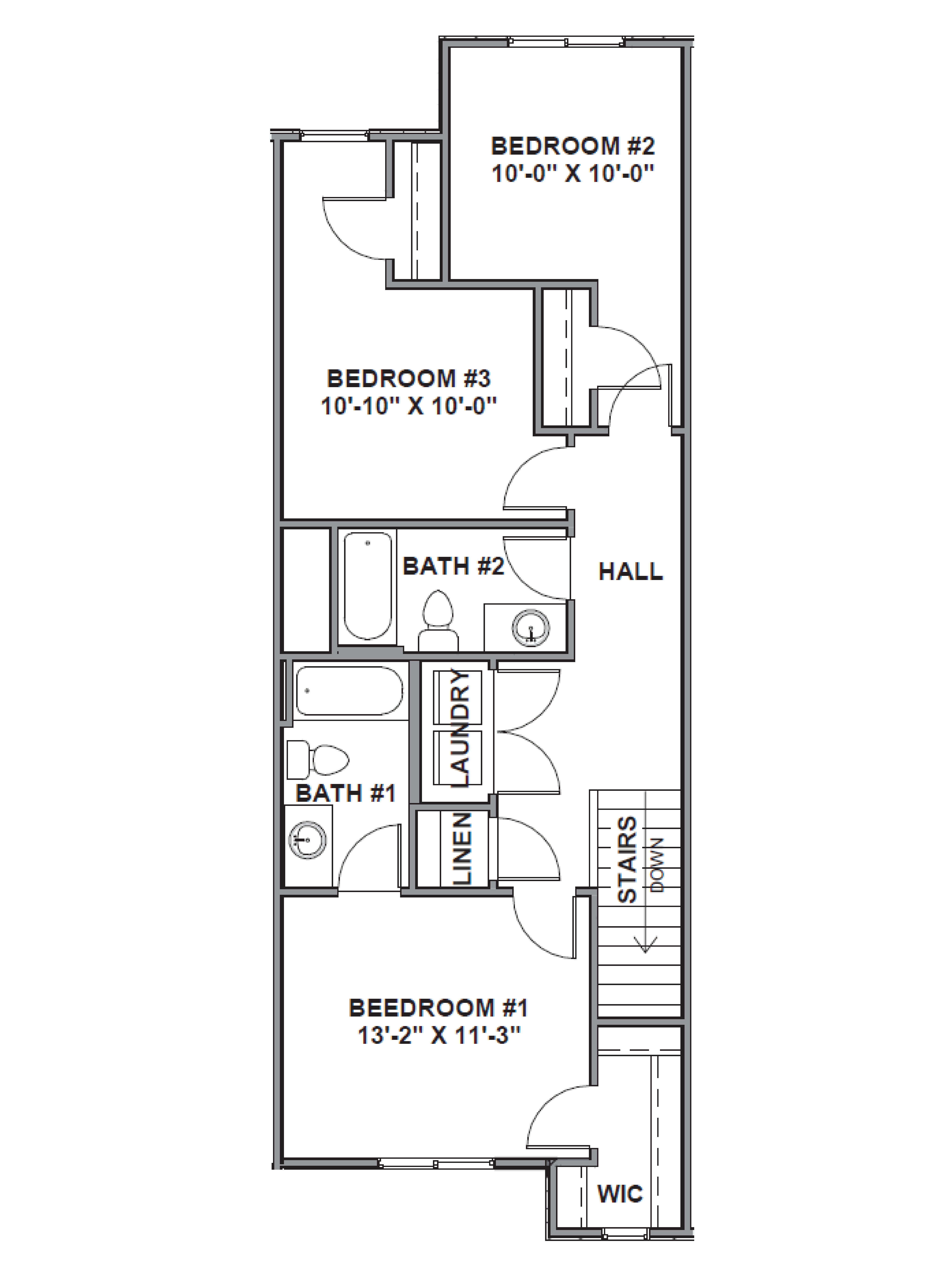 New two story townhome Modern style in Provo Utah with 2 car garage.