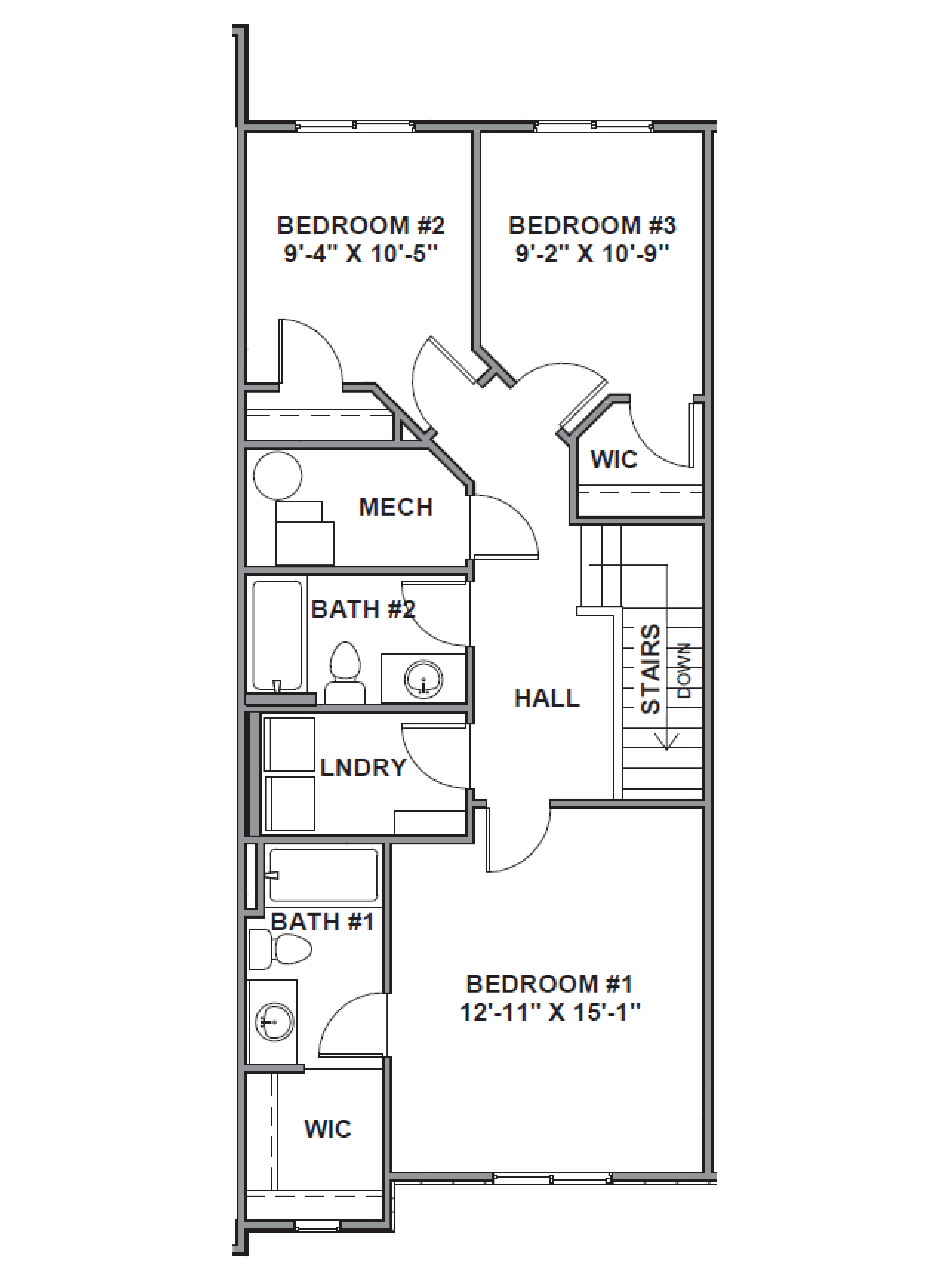 Dalton new two story townhome Modern style in Provo Utah with 2 car garage.