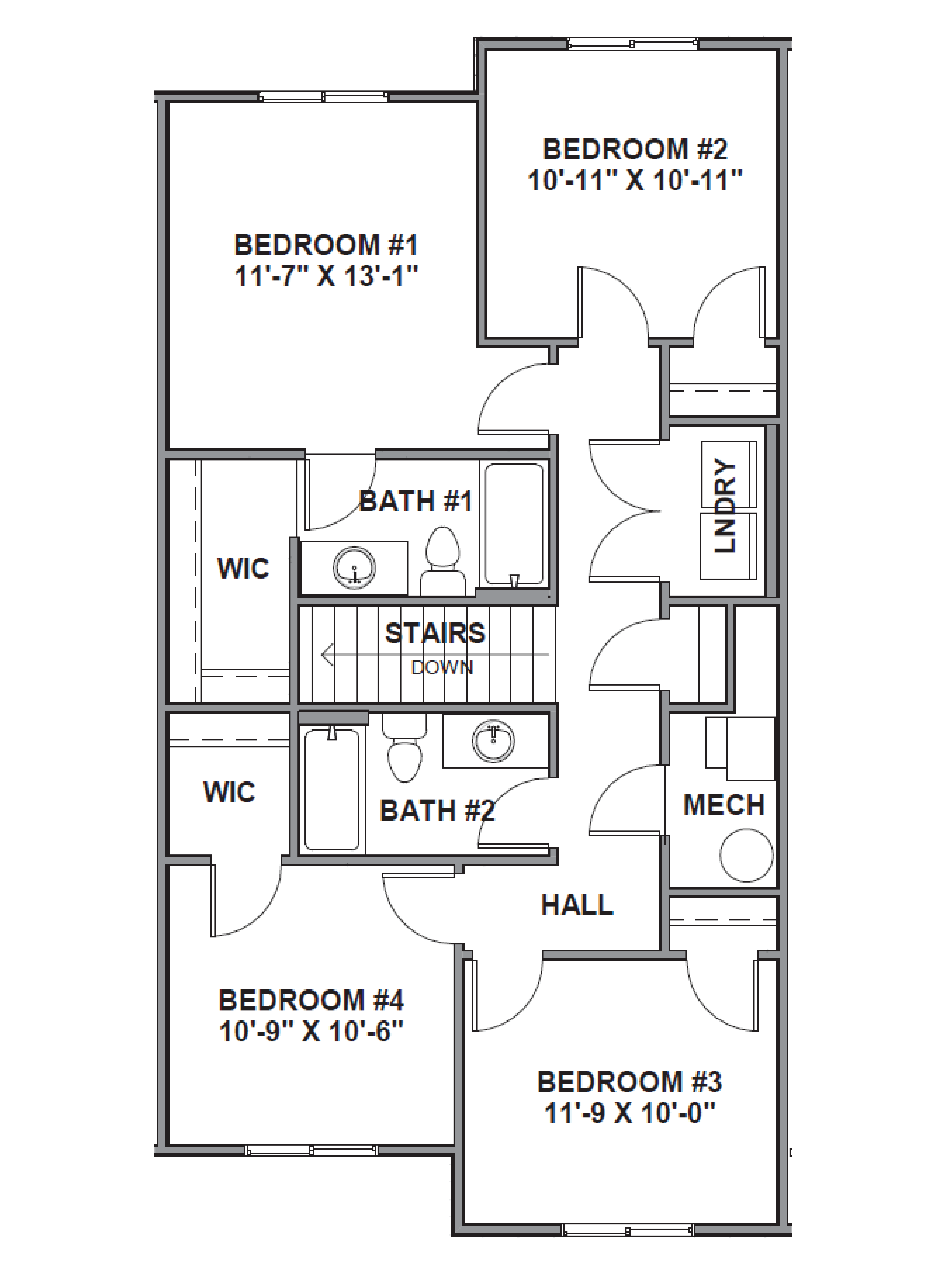 second floor of our oakridge plan in our oakridge plan in provo, utah