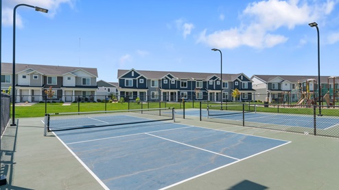 Pickleball courts in Provo Utah.