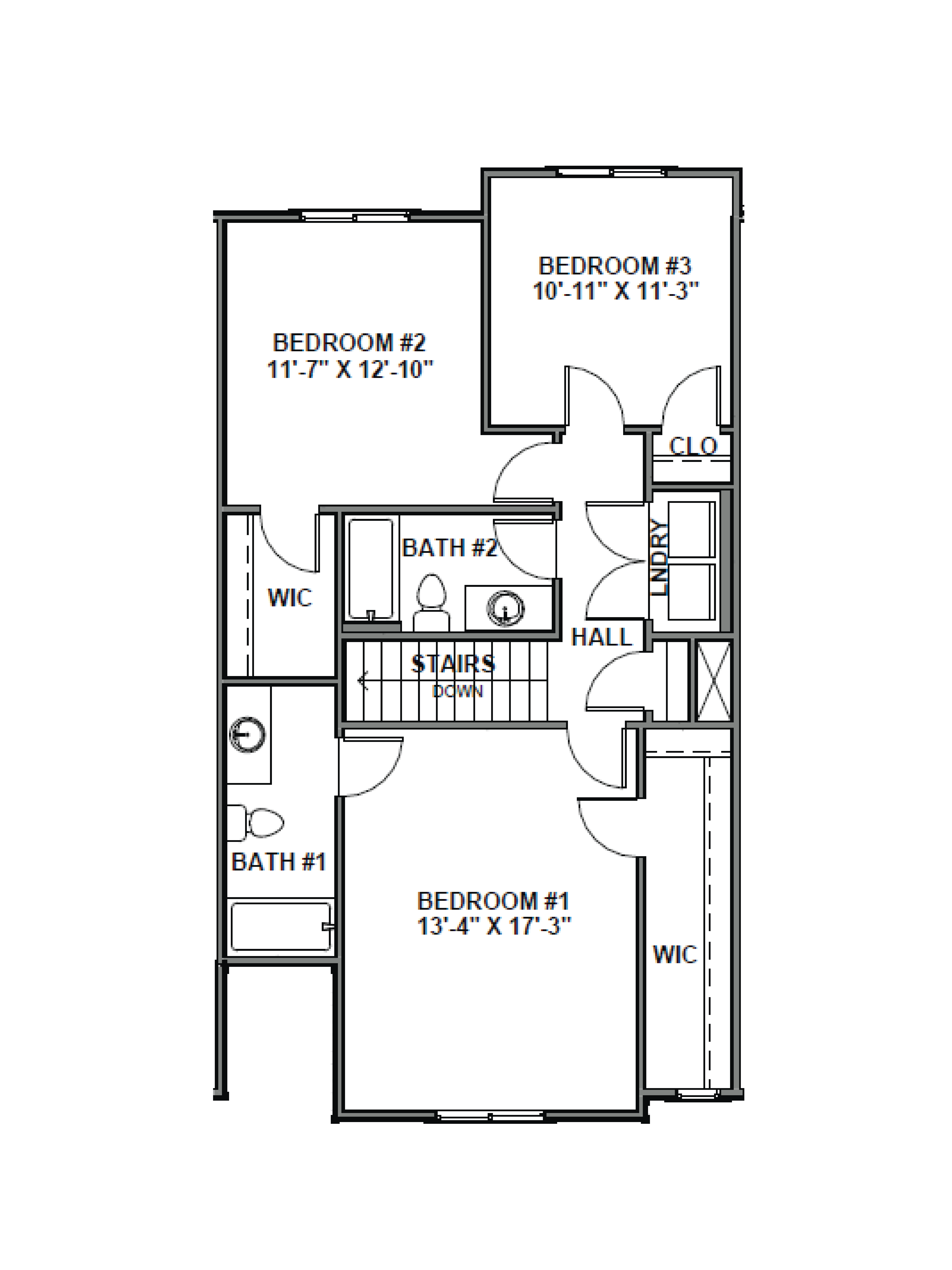 second floor millbrook plan in tooele, utah