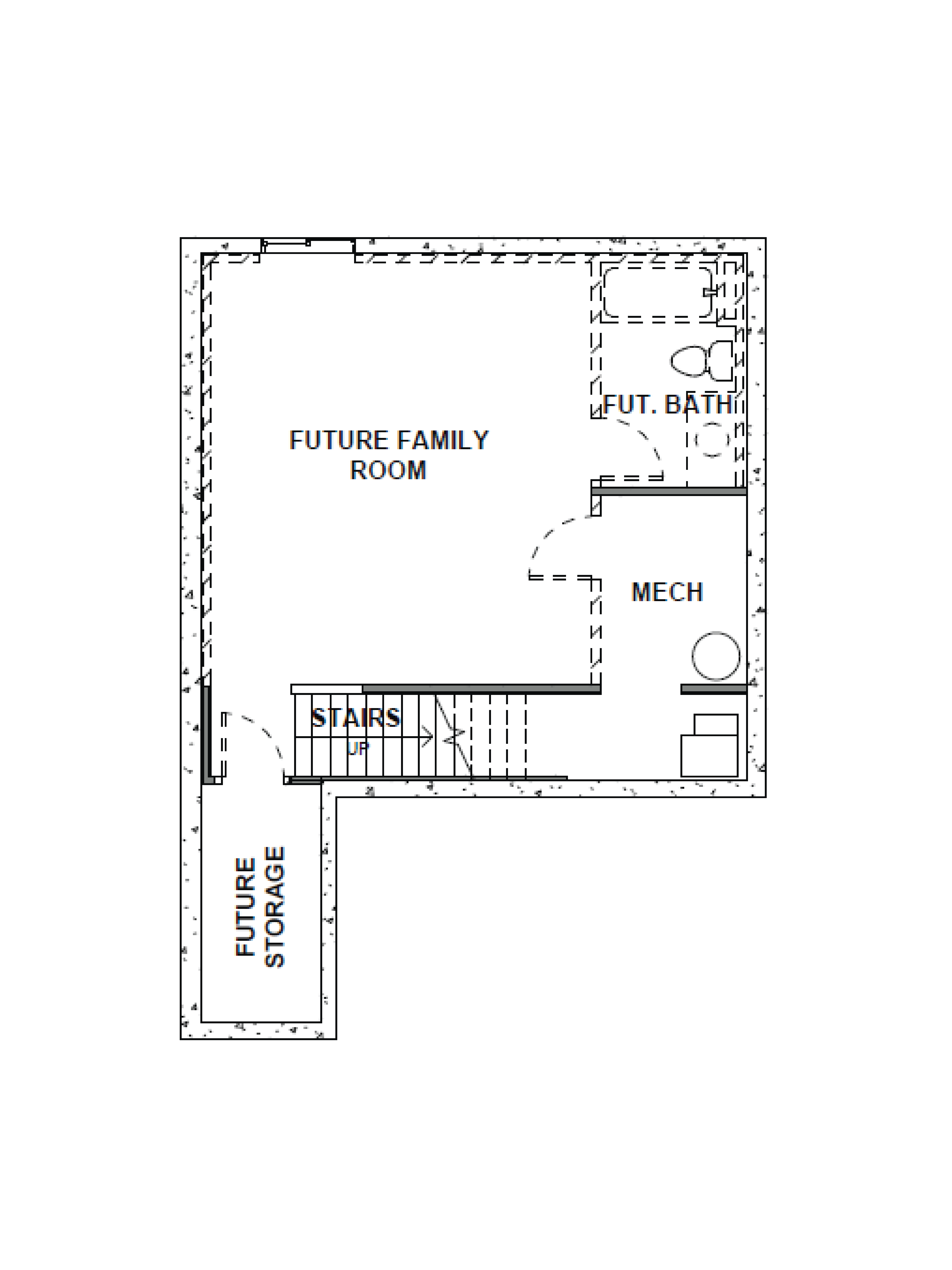 basement oakridge plan in tooele, utah