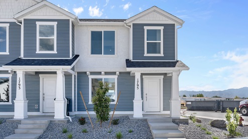 Western Acres Pioneer end unit townhome in Tooele UT.