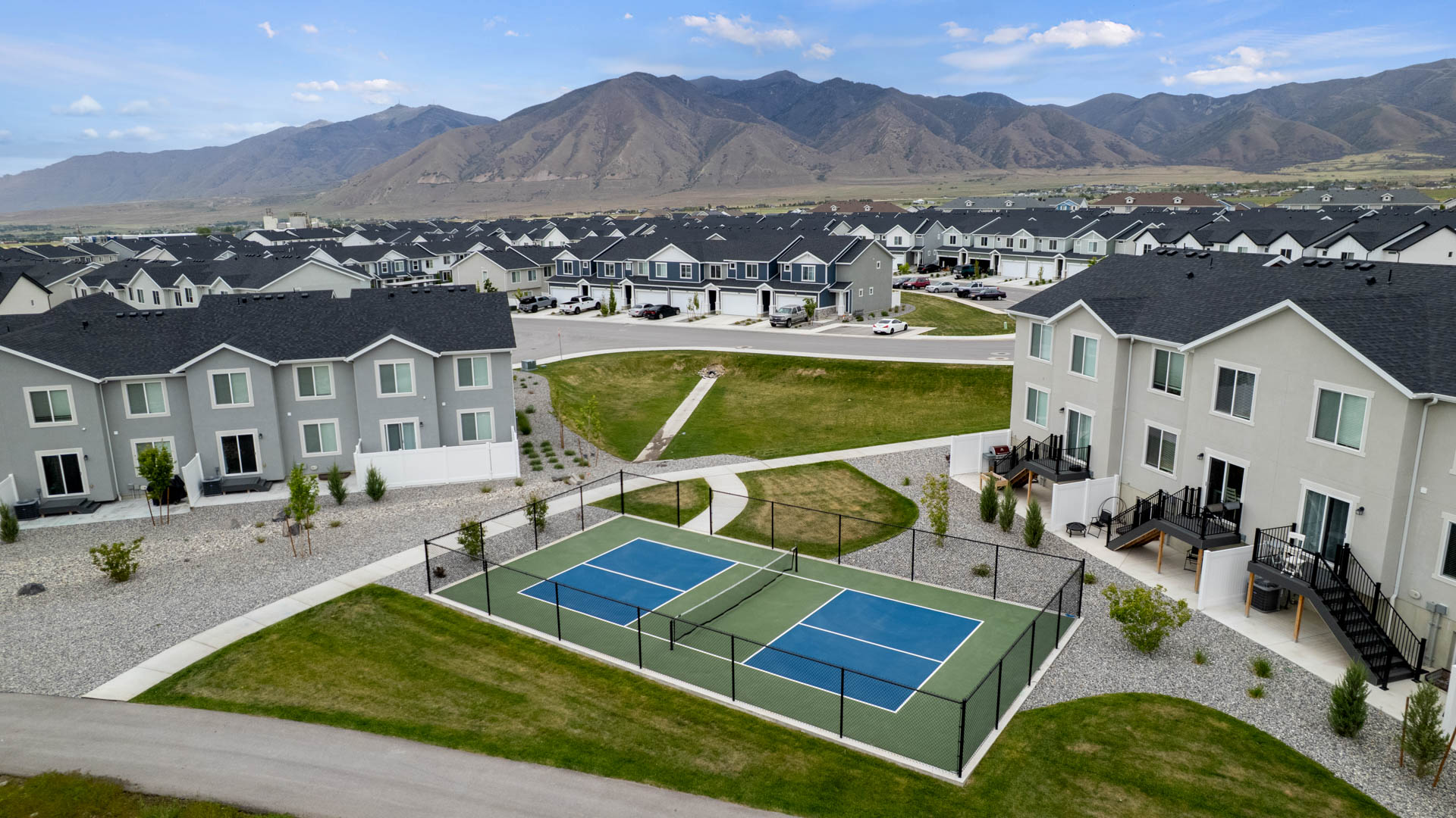 Pickleball courts.