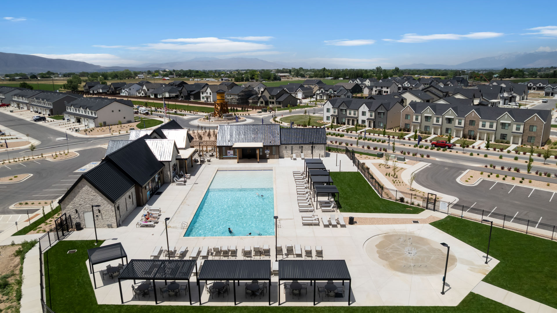 Viridian clubhouse exterior in Salem Utah