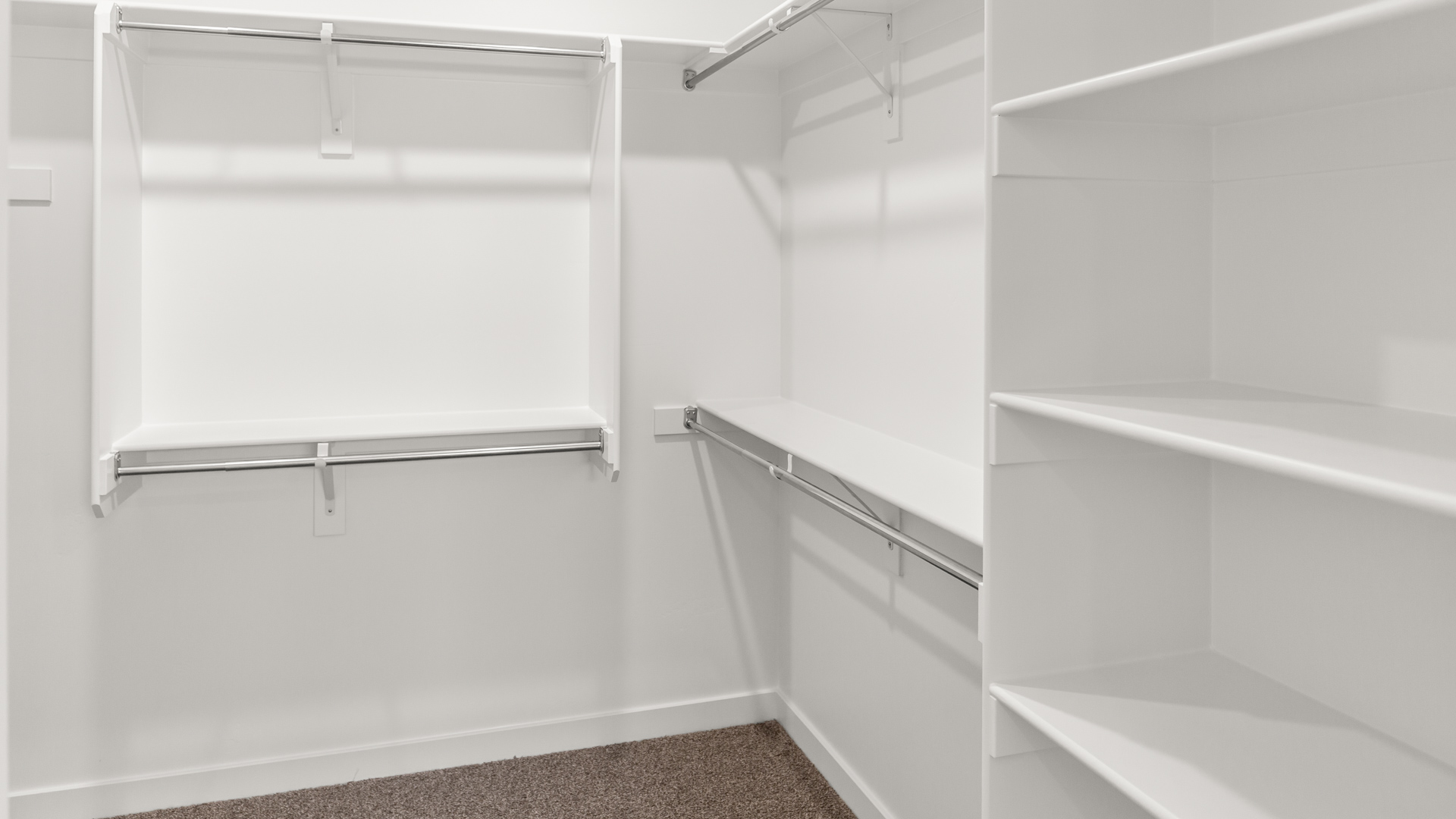 Large walk-in closet.