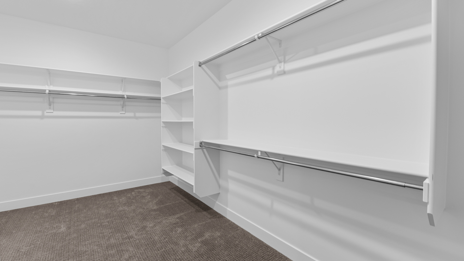 Spacious walk-in closet