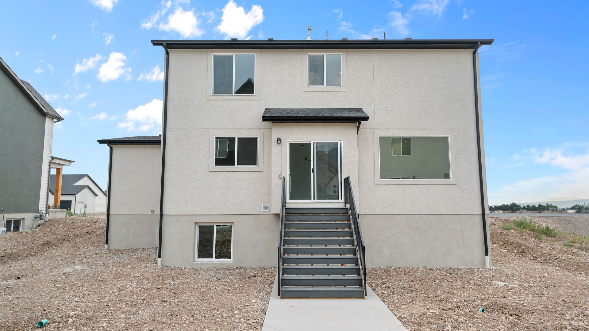 Modern Farmhouse elevation Carter in Salem Utah.