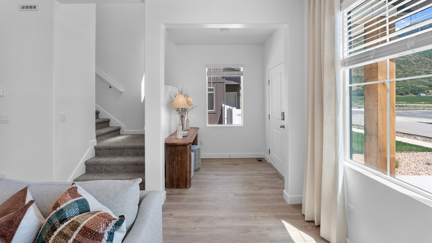 Entry area into main living space.