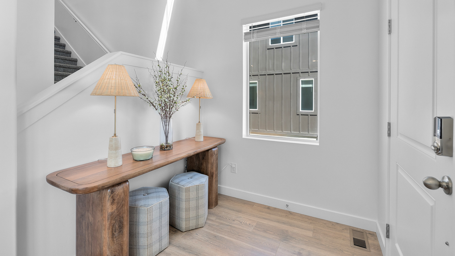 Entry area into main living space.