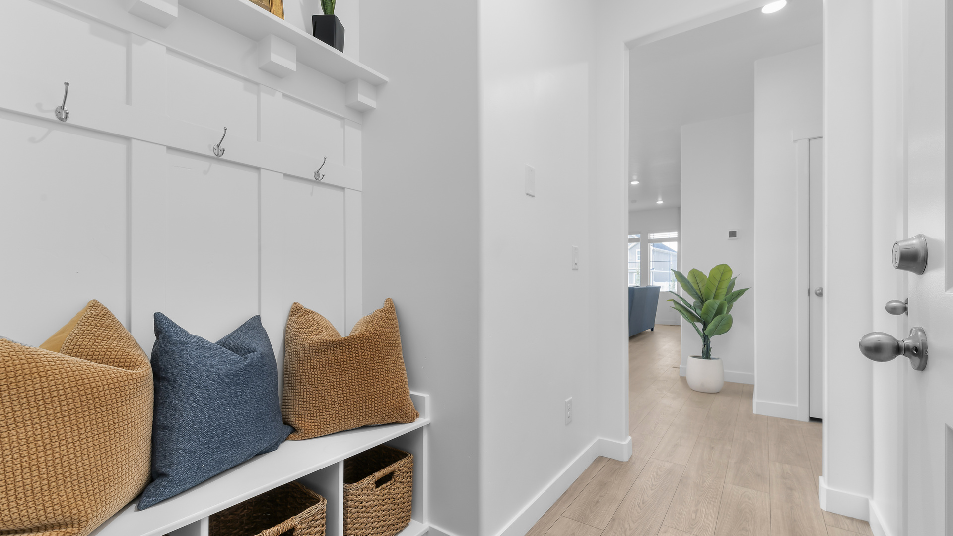 Mudroom area.