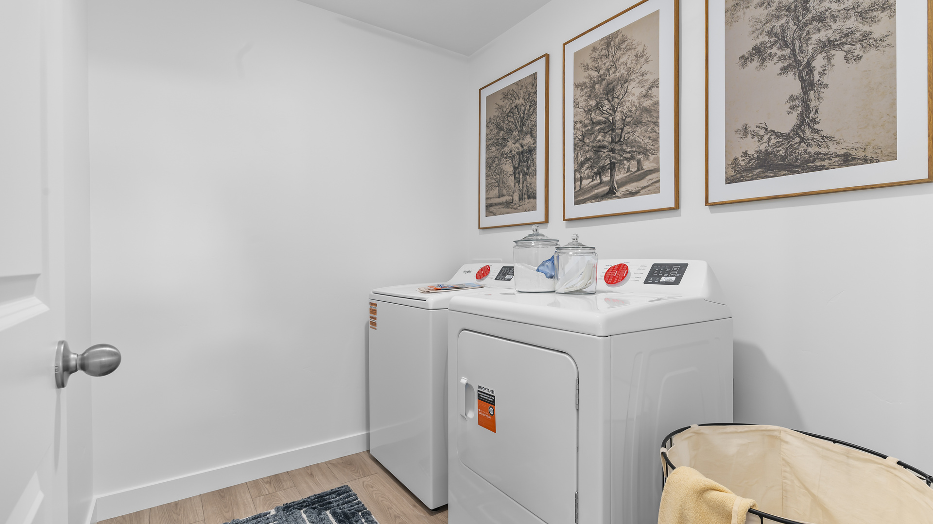 Laundry room.