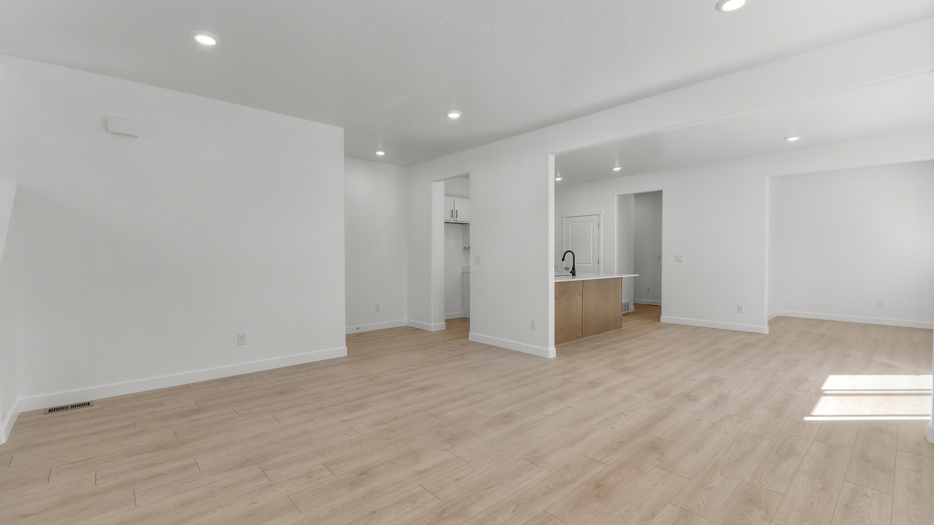 Living room with windows.